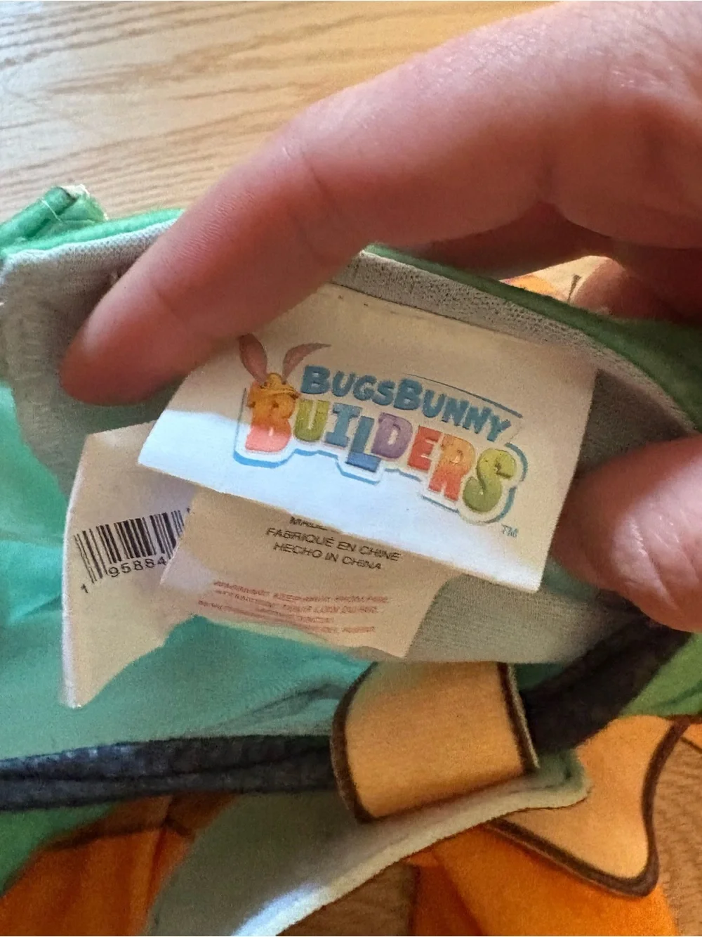 Rubies Bugs Bunny Builders: Daffy Duck Costume 2T Halloween Looney Tunes
